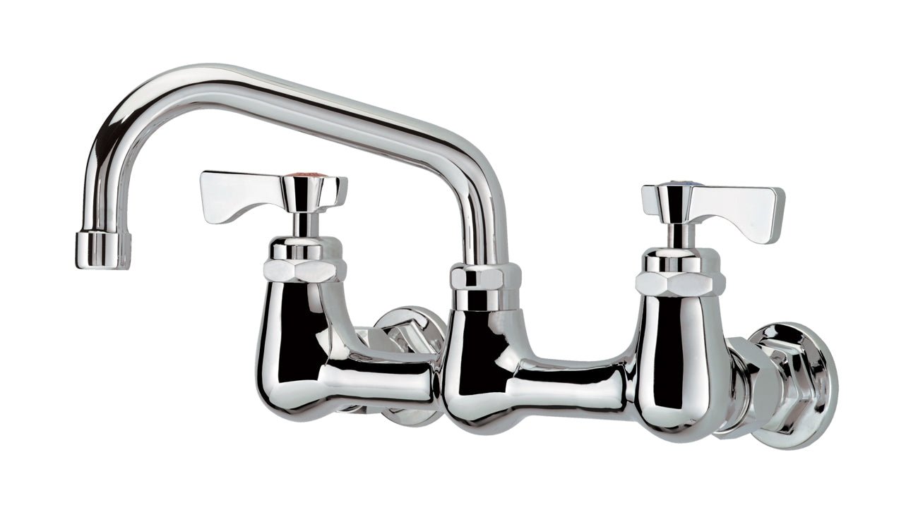 Krowne 14 - 806L, Royal Series 8" Center Wall Mount Faucet with 6" Spout