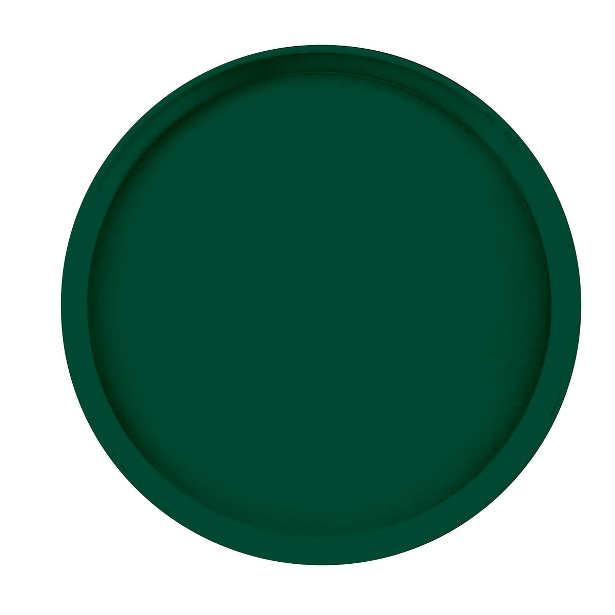 Cambro 1400119 Round Camtray Fiberglass Serving Tray, 14" Dia. - Sherwood Green