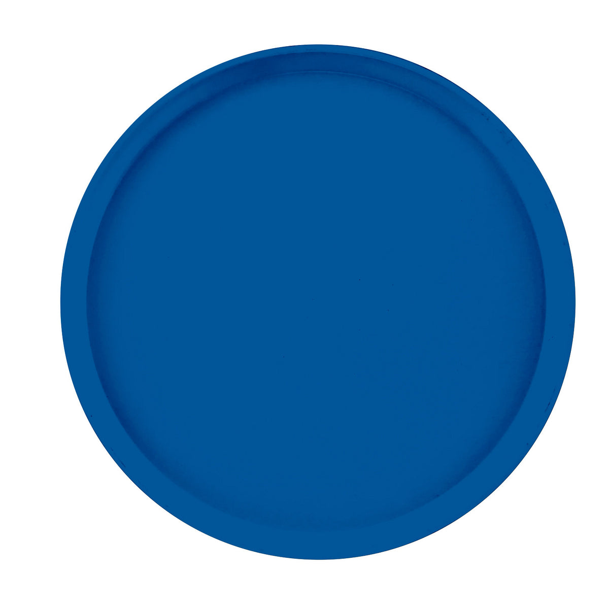 Cambro 1400123 Round Camtray Fiberglass Serving Tray, 14" Dia. - Amazon Blue