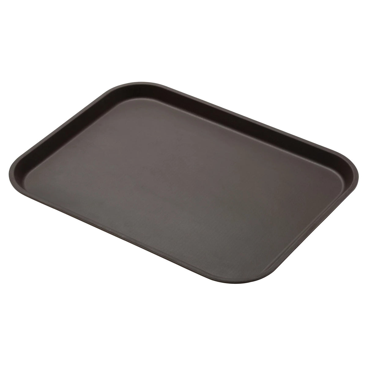 Cambro 1418CT138 Camtread Rectangular Non-Skid Serving Tray, 18" x 14" - Tavern Tan