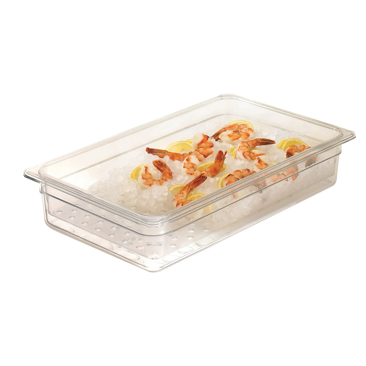 Cambro 14CW135 Camwear Full Size Food Pan, 4" Deep, 13.7 qt. - Clear