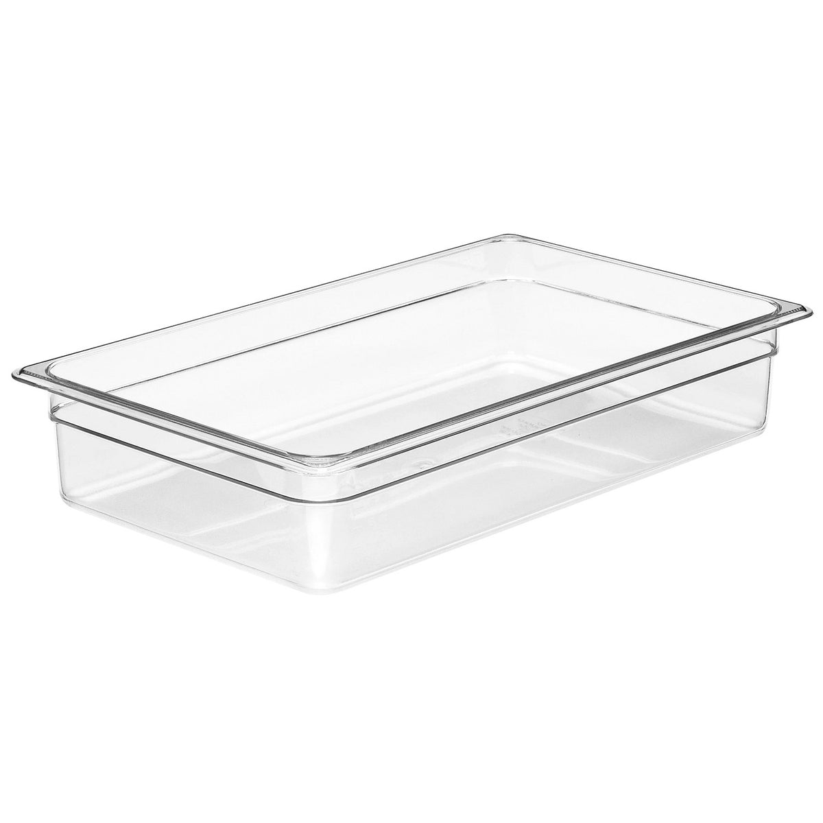 Cambro 14CW135 Camwear Full Size Food Pan, 4" Deep, 13.7 qt. - Clear