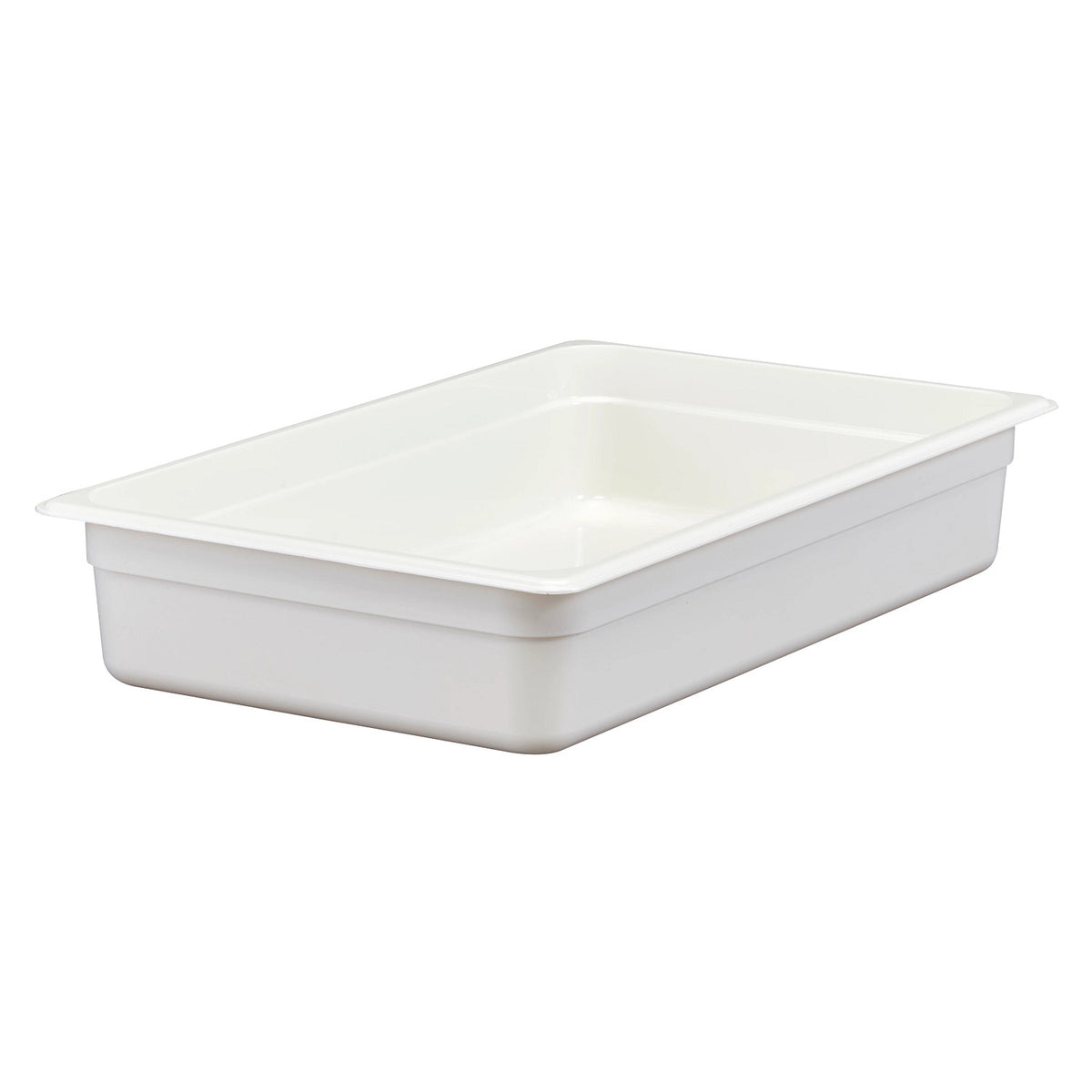 Cambro 14CW148 Camwear Full Size Food Pan, 4" Deep, 13.7 qt. - White