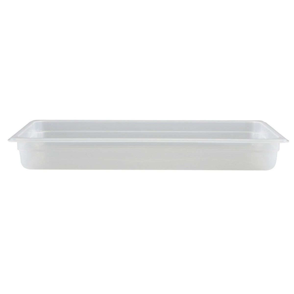 Cambro 14PP190 Translucent Full Size Food Pan, 4" Deep, 13.7 qt. - Translucent
