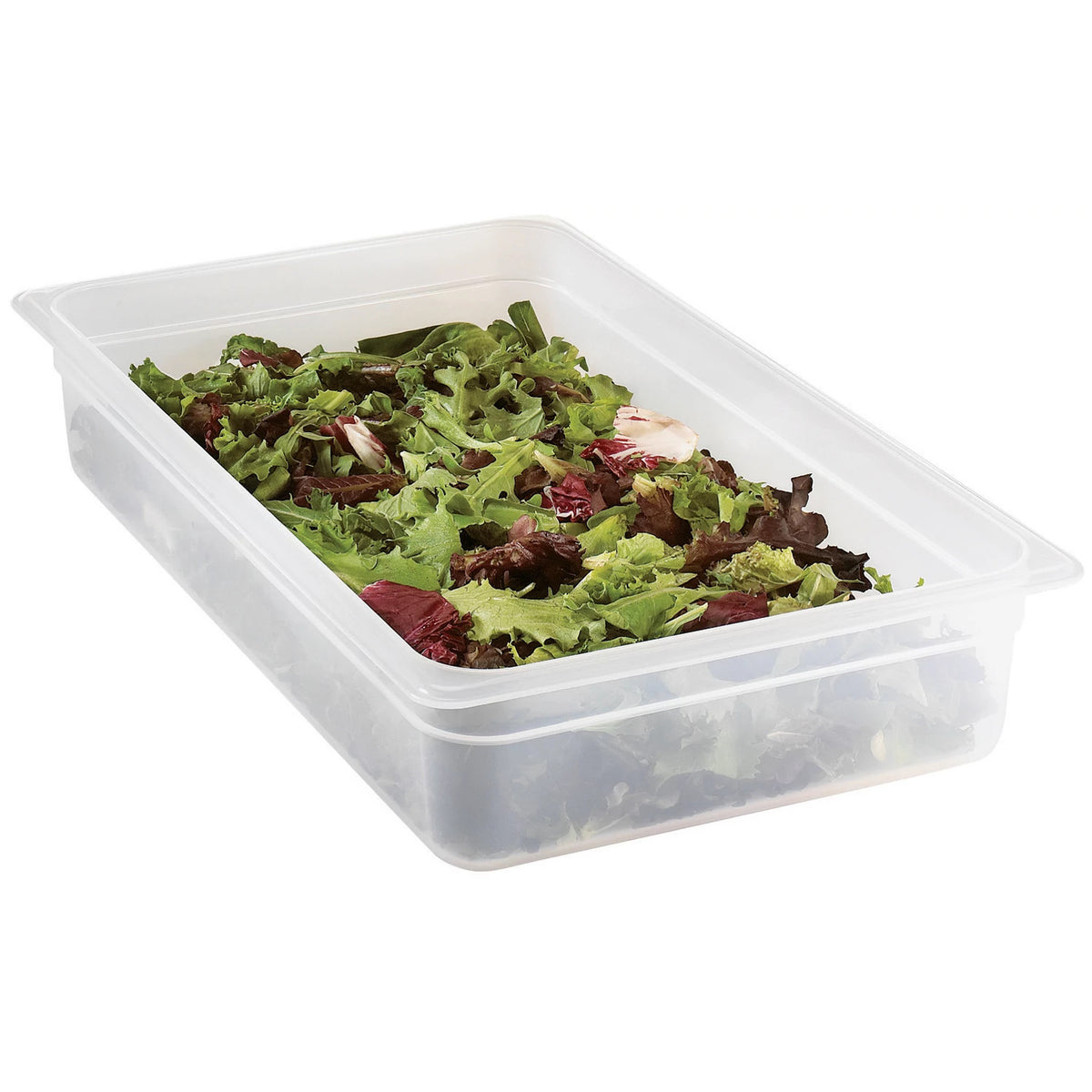 Cambro 14PP190 Translucent Full Size Food Pan, 4" Deep, 13.7 qt. - Translucent