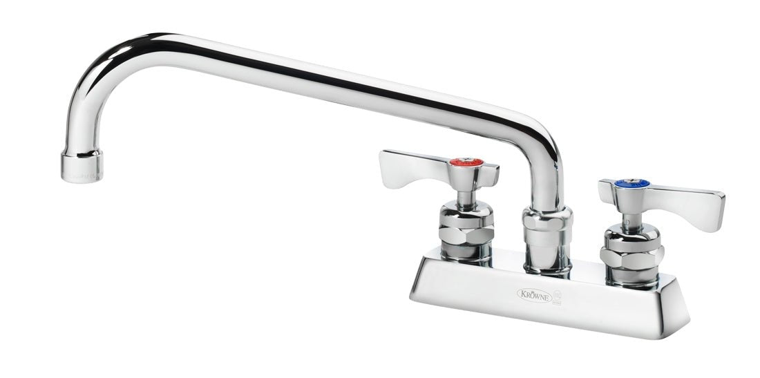 Krowne 15 - 310L, Royal Series 4" Center Deck Mount Faucet with 10" Spout