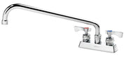 Krowne 15 - 316L, Royal Series 4" Center Deck Mount Faucet with 16" Spout