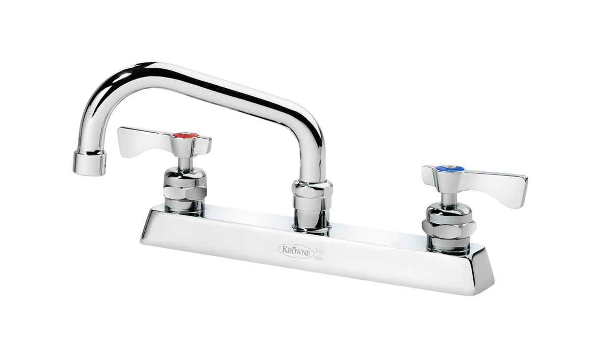Krowne 15-506L, Royal Series 8" Center Deck Mount Faucet with 6" Spout