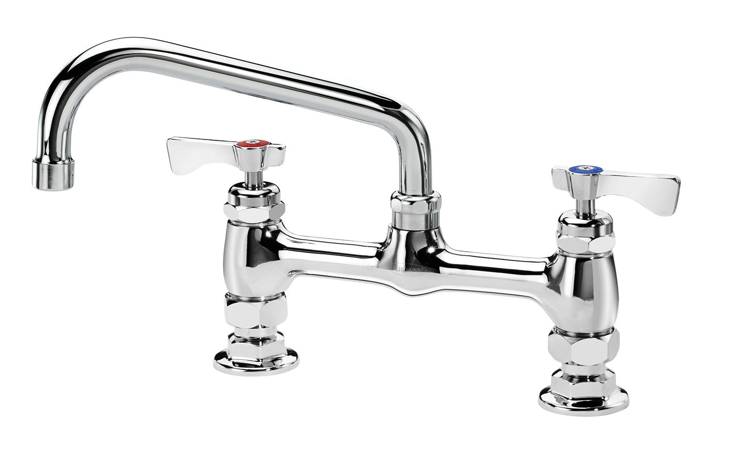 Krowne 15 - 808L, Royal Series 8" Center Raised Deck Mount Faucet with 8" Spout