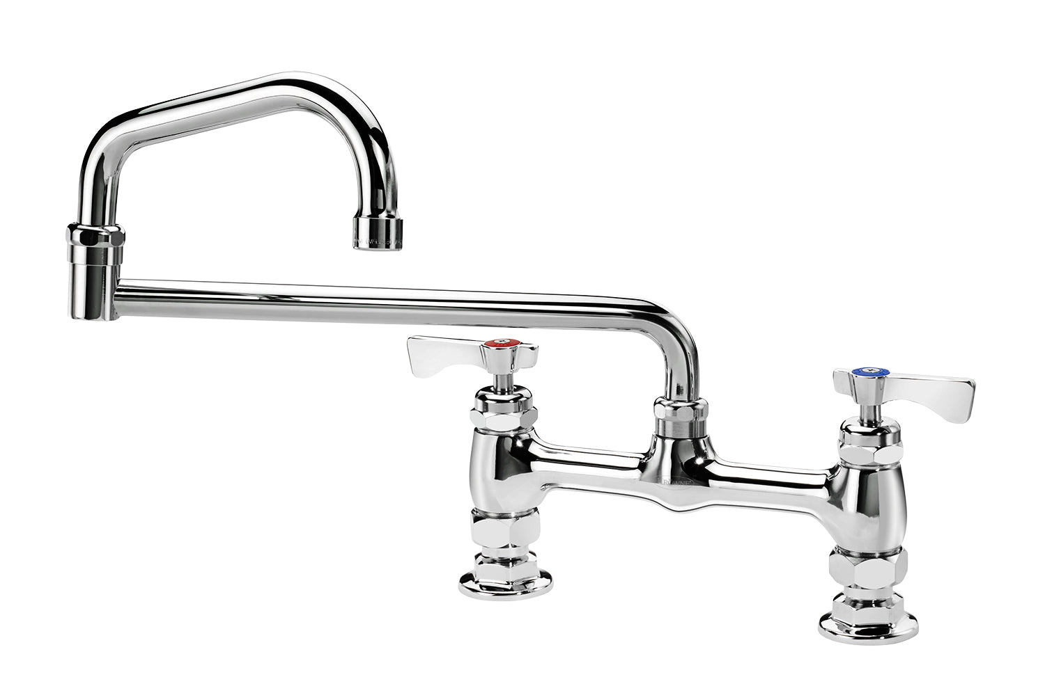 Krowne 15 - 818L, Royal Series 8" Center Raised Deck Mount Faucet with 18" Spout