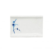 Thunder Group 1503BB, 6 3/4" X 4 1/2" BAMBOO PLATE, BLUE BAMBOO, Melamine, NSF, Case Pack of 12