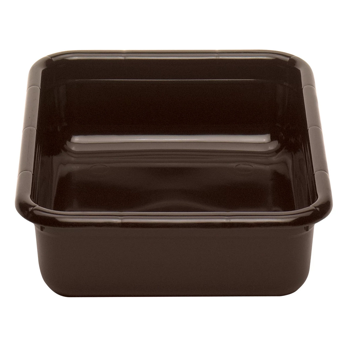 Cambro 1520CBPF131 Poly Cambox Bus Box 15 x 20", Flat Bottom, 15 5/16" x 19 15/16" x 4 15/16" - Dark Brown