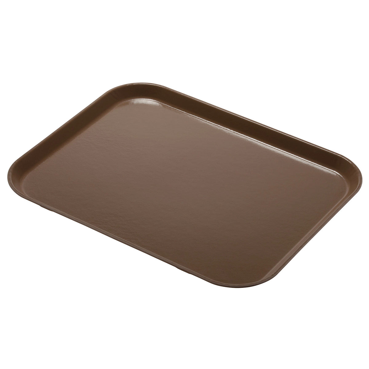 Cambro 1520CL161 Camlite Fiberglass Cafeteria Tray, 20 1/4" x 15" - Tan
