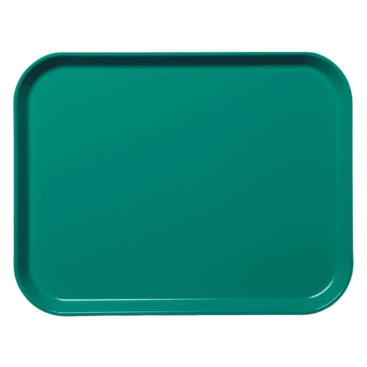 Cambro 1520CL162 Camlite Fiberglass Cafeteria Tray, 20 1/4" x 15" - Green