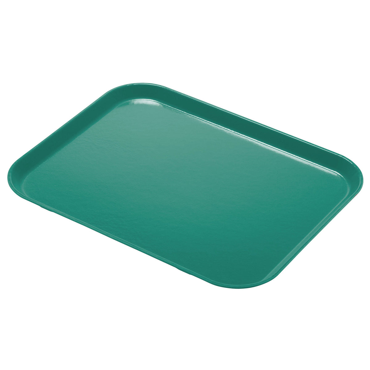 Cambro 1520CL162 Camlite Fiberglass Cafeteria Tray, 20 1/4" x 15" - Green