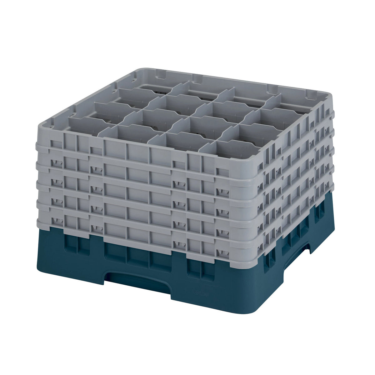 Cambro 16S1058414 Camrack Full Size Glass Rack, 11" Max Glass Height - Teal