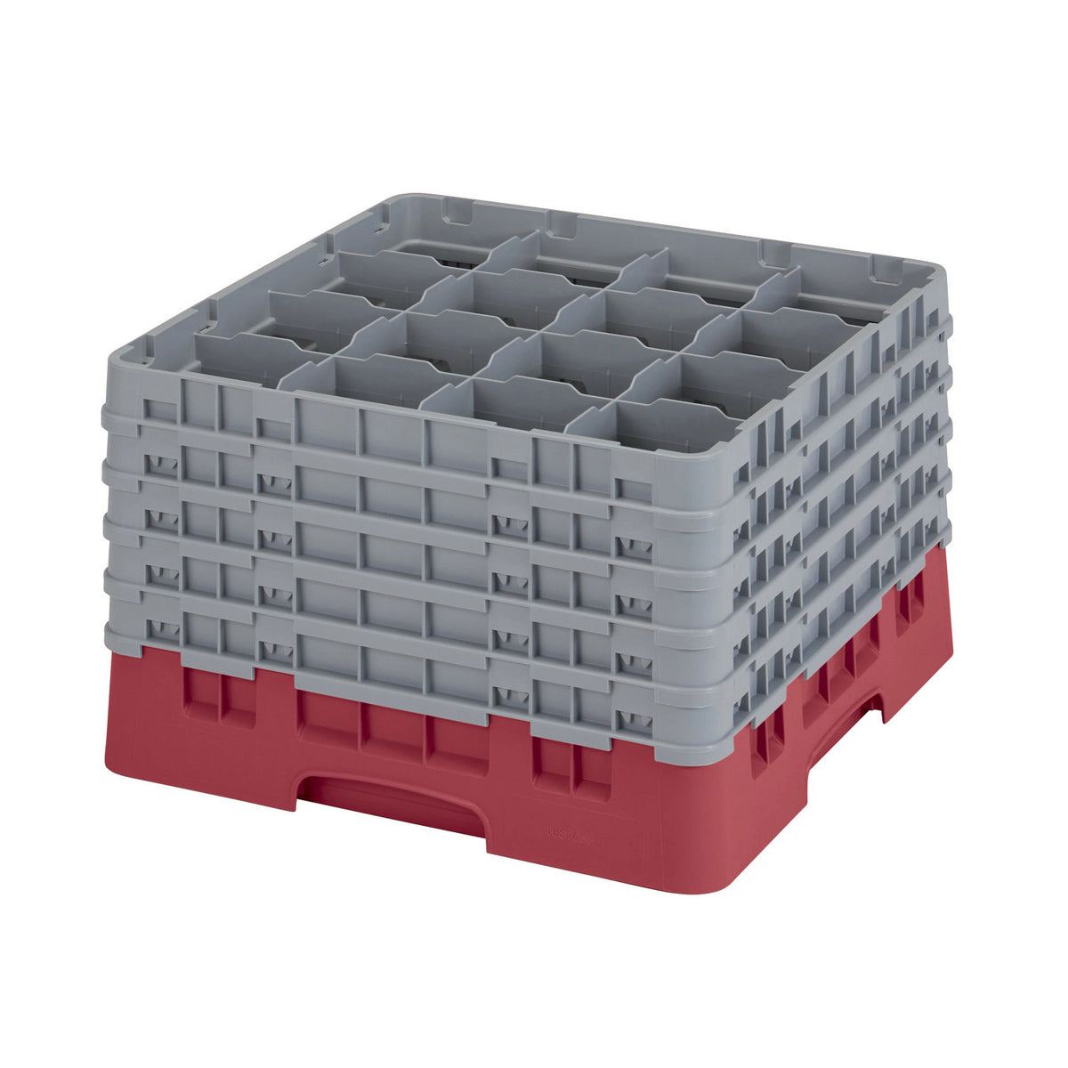 Cambro 16S1058416 Camrack Full Size Glass Rack, 11" Max Glass Height - Cranberry