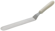 Spatula w/Offset, White PP Hdl, 8-1/2" x 1-1/2" Blade by Winco (spatula-w-offset-white-pp-hdl-8-1-2-x-1-1-2-blade)