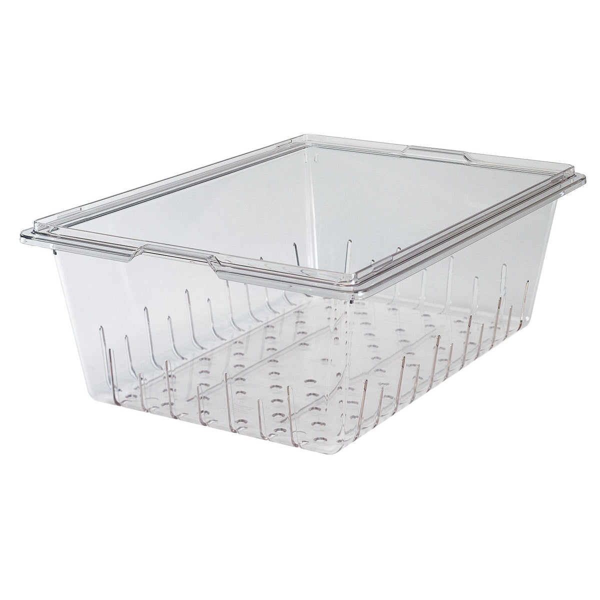 Cambro 1826CLRCW135 Camwear 5" Deep Colander, Fits 18" x 26" x 6" Food Boxes - Clear