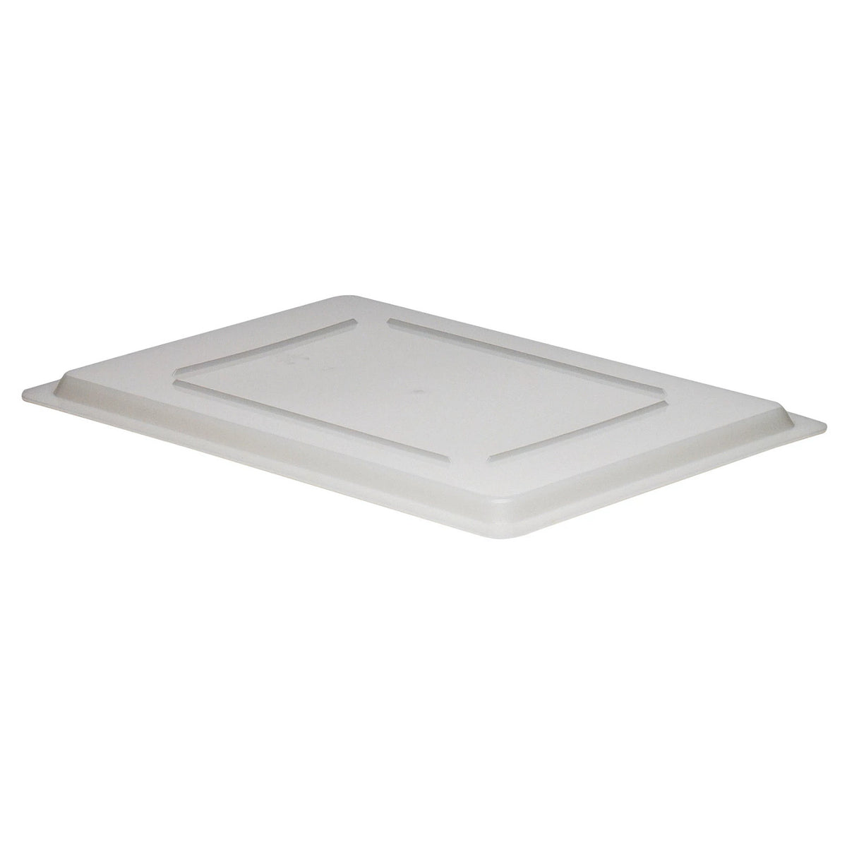 Cambro 1826CP148 Poly Flat Lid for Full Size Food Boxes, White - White