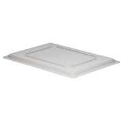 Cambro 1826CP148 Poly Flat Lid for Full Size Food Boxes, White - White