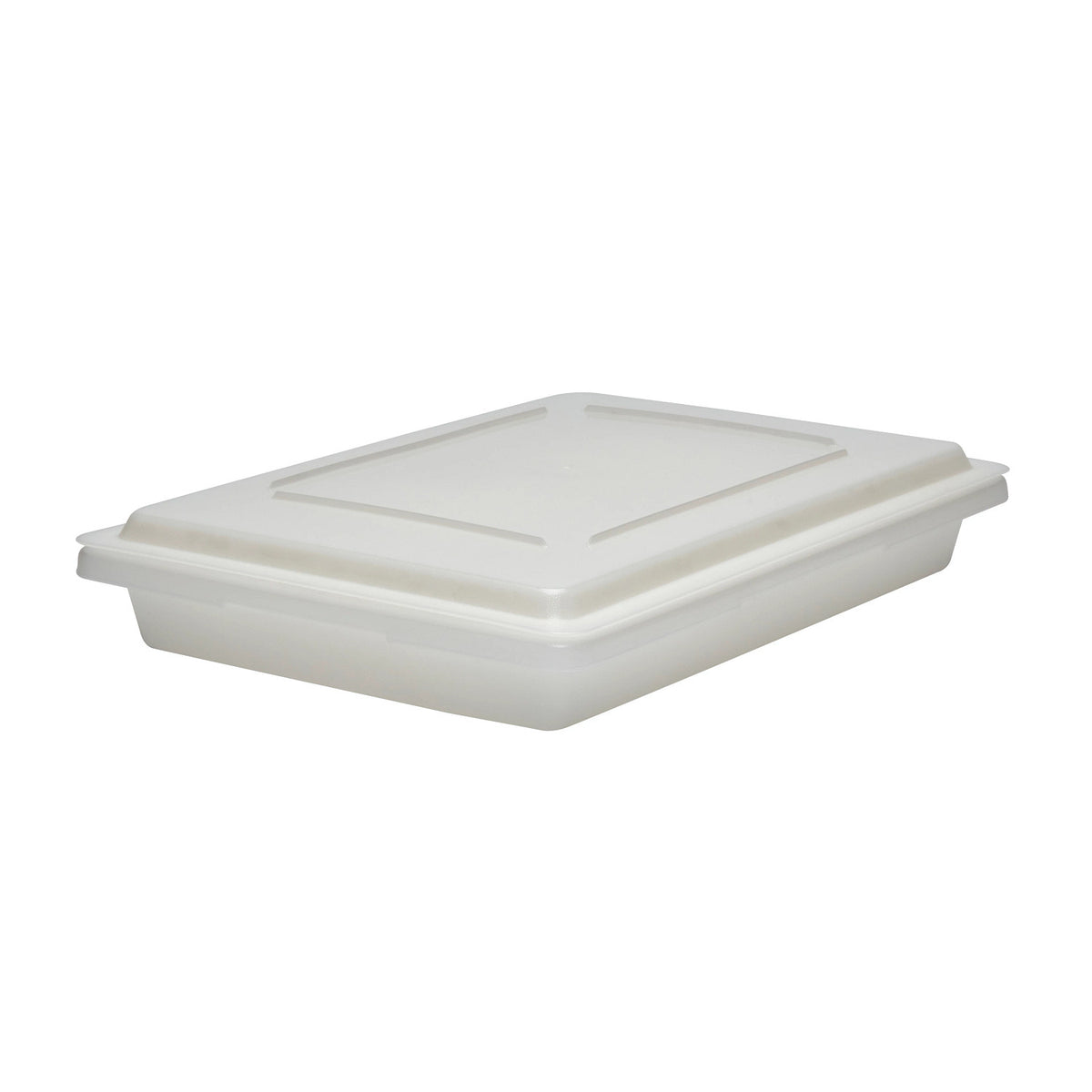 Cambro 1826CP148 Poly Flat Lid for Full Size Food Boxes, White - White