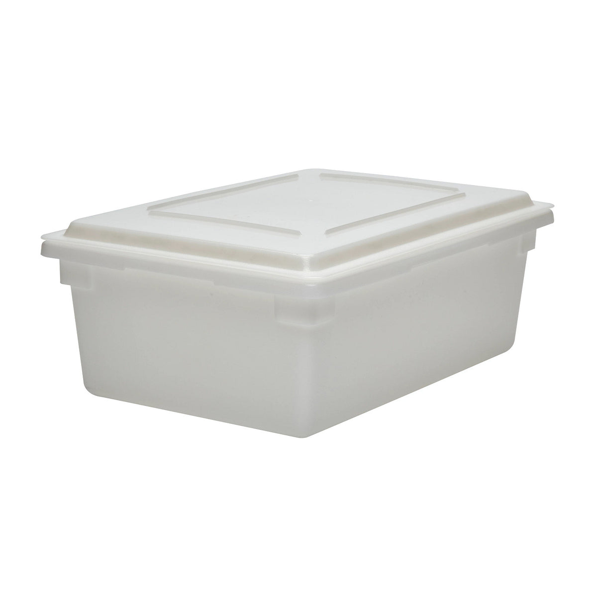 Cambro 1826CP148 Poly Flat Lid for Full Size Food Boxes, White - White