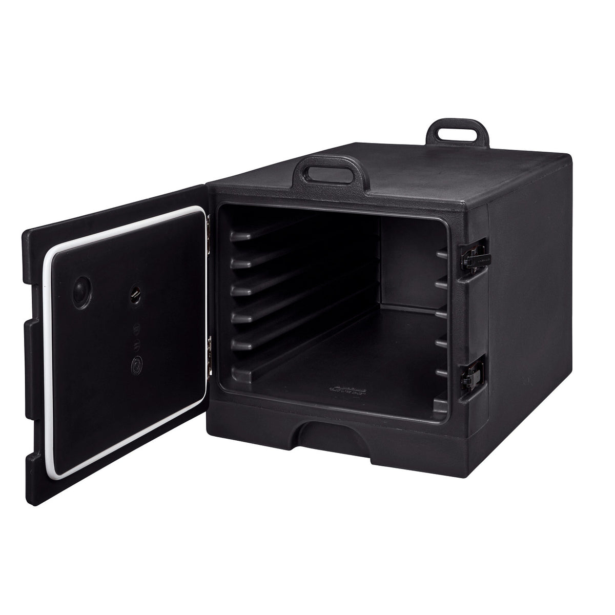 Cambro 1826MTC110 Camcarrier Front Loading Insulated Carrier, Holds 6 Full Sheet Pans - Black
