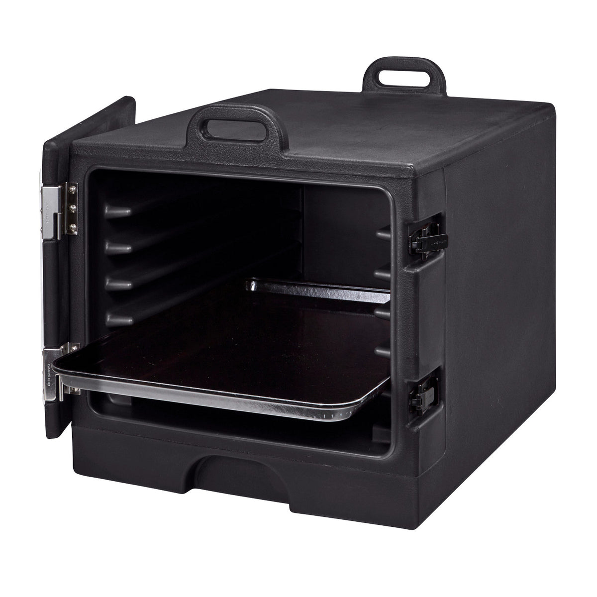 Cambro 1826MTC110 Camcarrier Front Loading Insulated Carrier, Holds 6 Full Sheet Pans - Black
