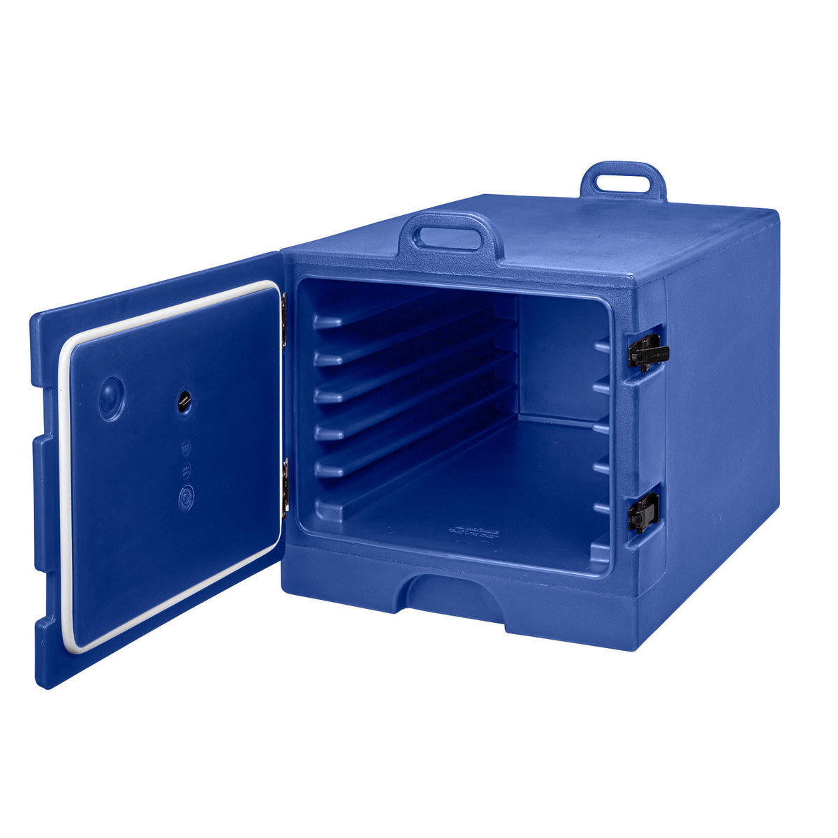 Cambro 1826MTC186 Camcarrier Front Loading Insulated Carrier, Holds 6 Full Sheet Pans - Navy Blue