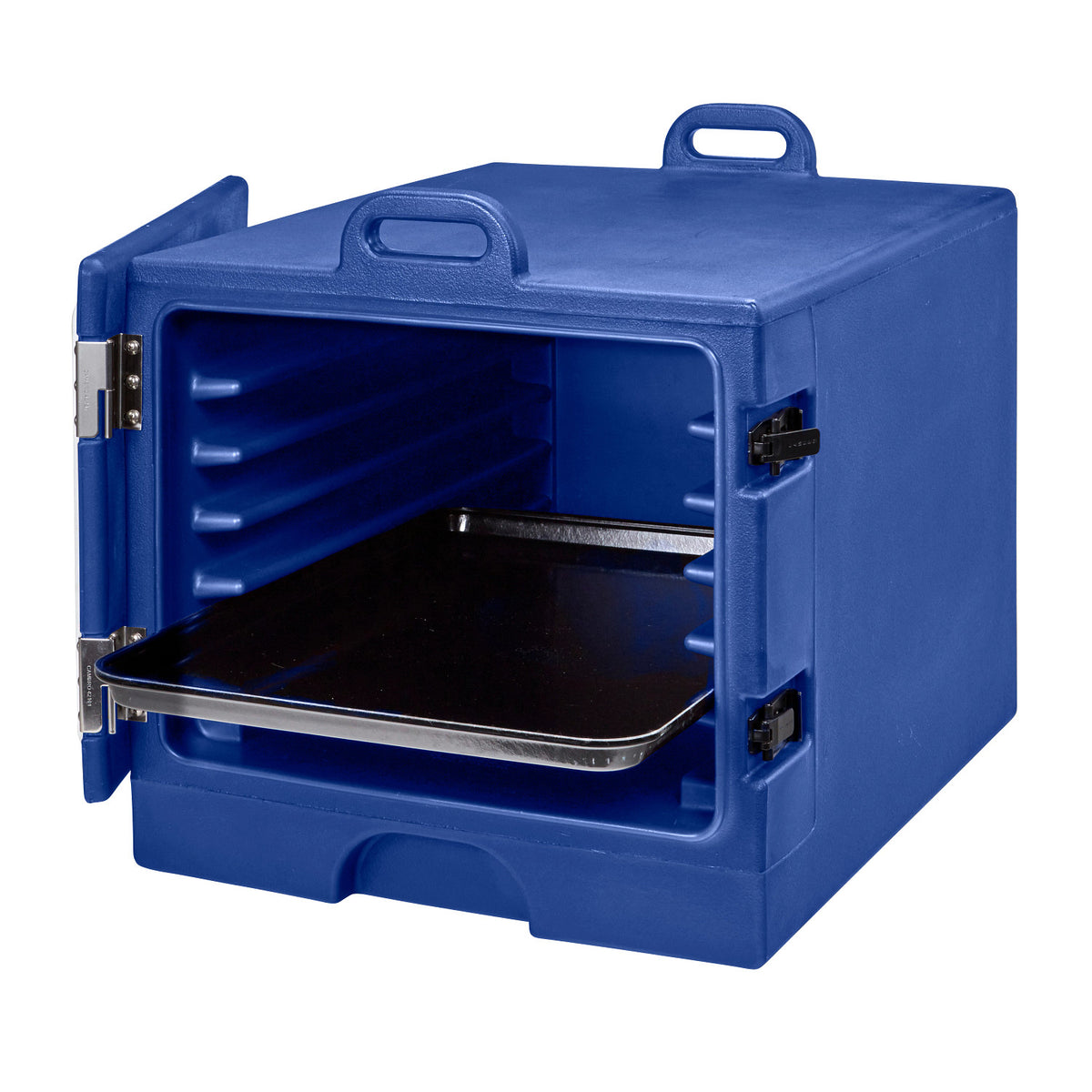 Cambro 1826MTC186 Camcarrier Front Loading Insulated Carrier, Holds 6 Full Sheet Pans - Navy Blue