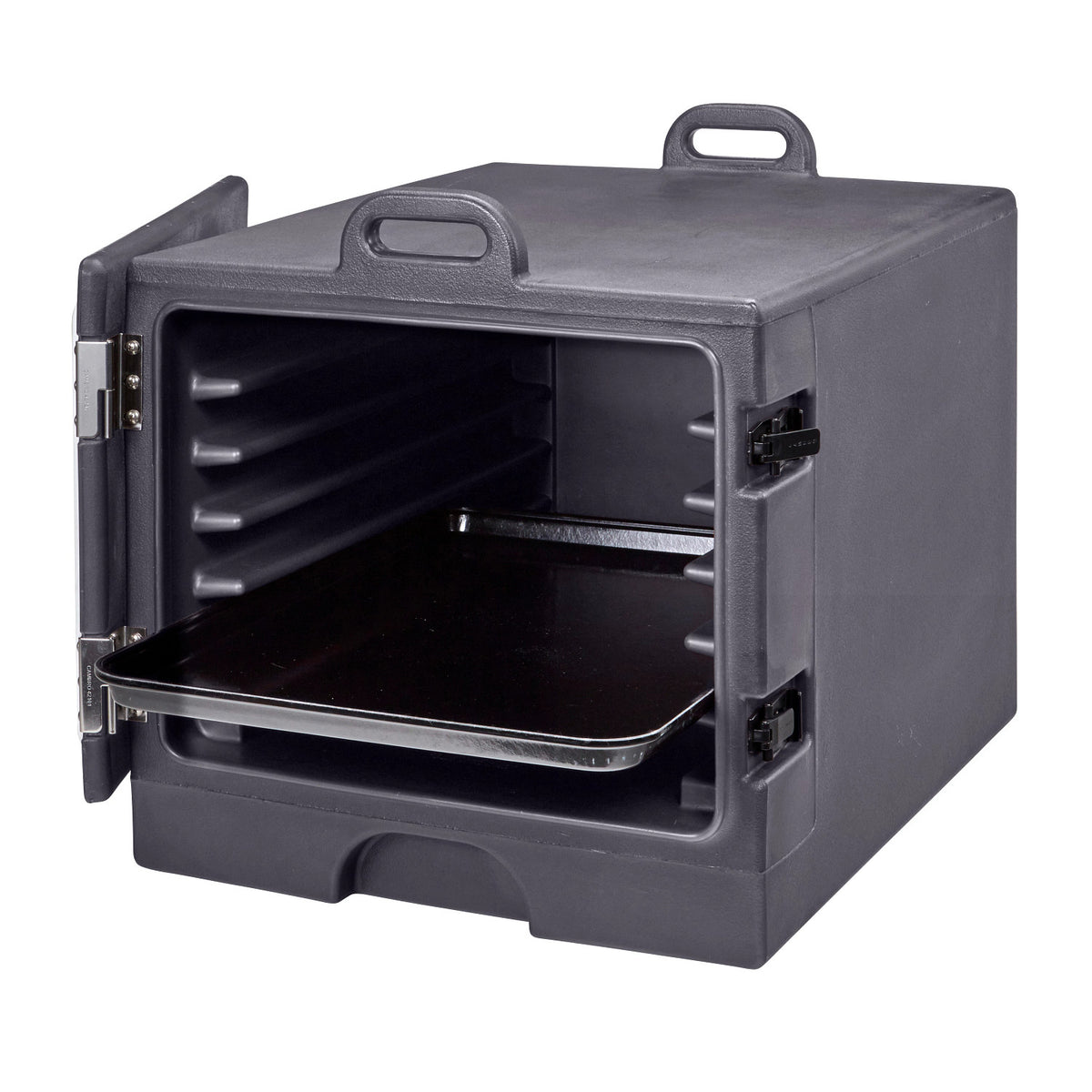 Cambro 1826MTC615 Camcarrier Front Loading Insulated Carrier, Holds 6 Full Sheet Pans - Charcoal Gray