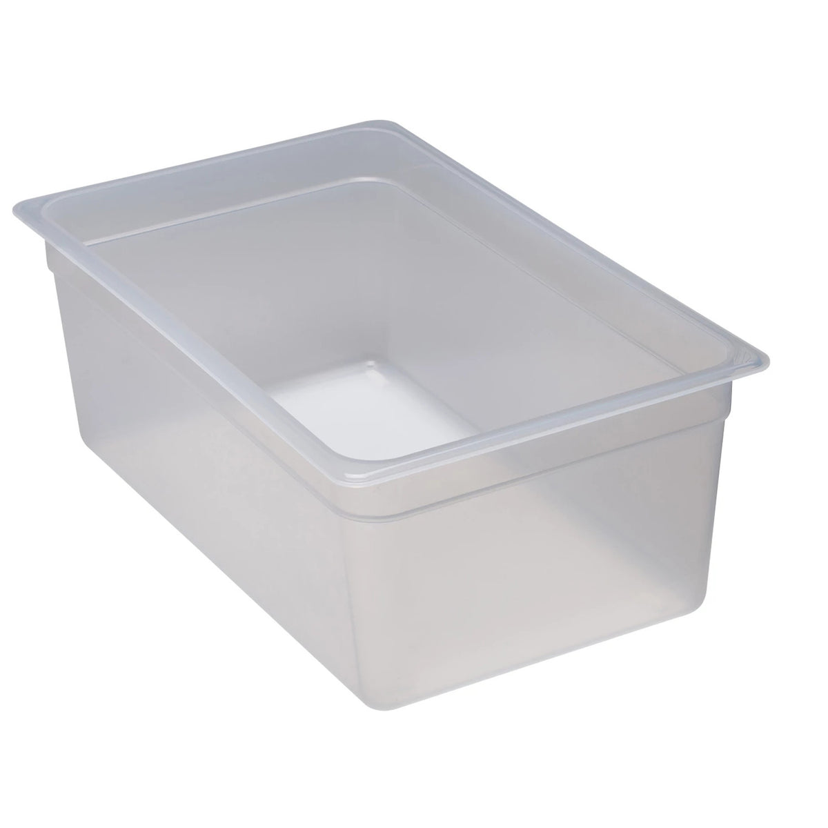 Cambro 18PP190 Translucent Full Size Food Pan, 8" Deep, 27 qt. - Translucent