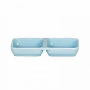 Thunder Group 1902, 4 OZ, 6" X 3" TWIN SAUCE DISH, BLUE JADE, Melamine, NSF, Case Pack of 12