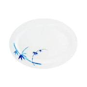 Thunder Group 2008BB, 8" X 6" PLATTER, BLUE BAMBOO, Melamine, NSF, Case Pack of 12