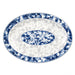 Thunder Group 2109DL, 7 OZ, 9" X 6 3/4" DEEP PLATTER, BLUE DRAGON, Melamine, NSF, Case Pack of 12