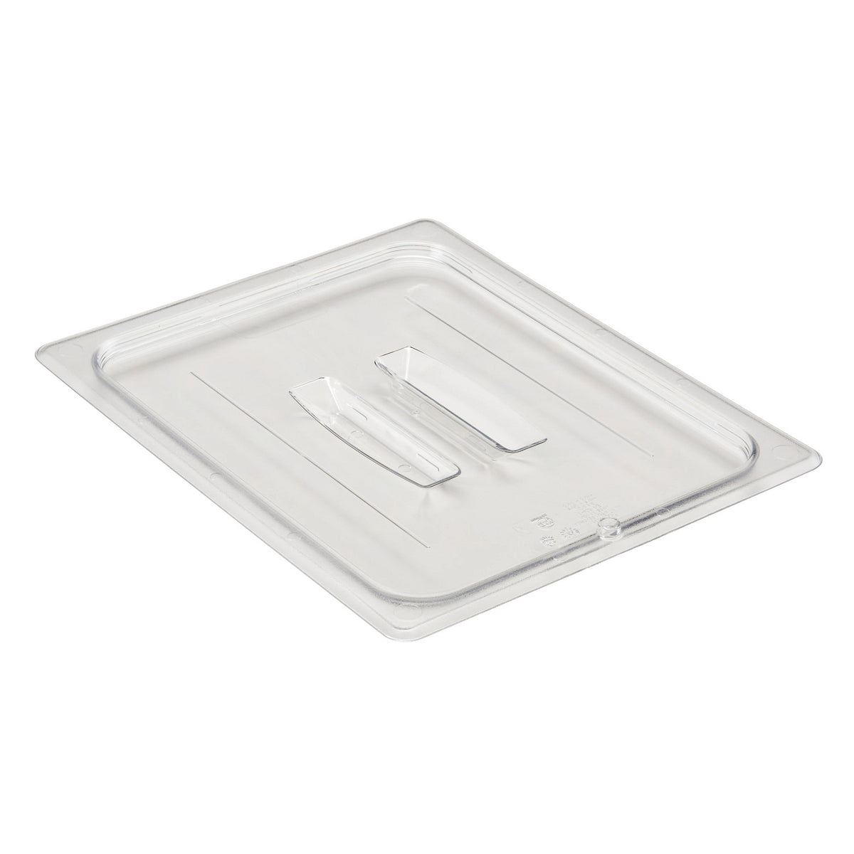Cambro 20CWCH135 Camwear Half Size Food Pan Cover w/Handle, 12 3/4" x 10 7/16" - Clear