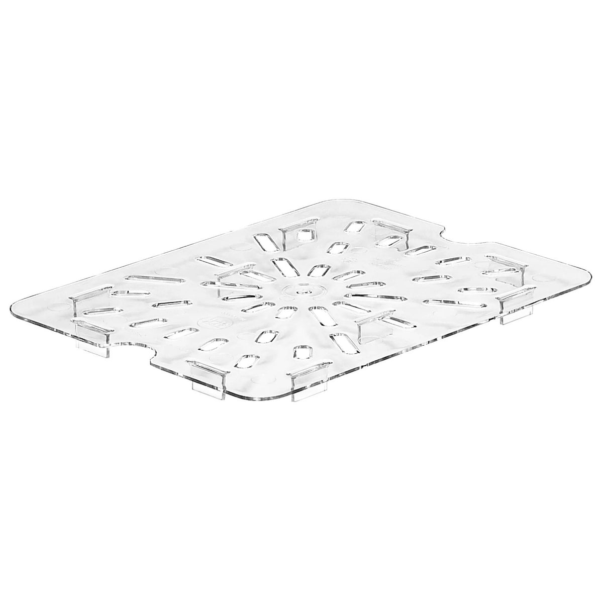 Cambro 20CWD135 Camwear Food Pan Drain Shelf, Half Size - GN 1/2 - Clear