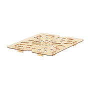 Cambro 20HPD150 H-Pan High Heat Drain Shelf, Half Size Food Pan Insert - Amber
