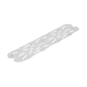 Cambro 20LPCWD135 Camwear Food Pan Drain Shelf, Half Size Long - GN 1/2 Long - Clear