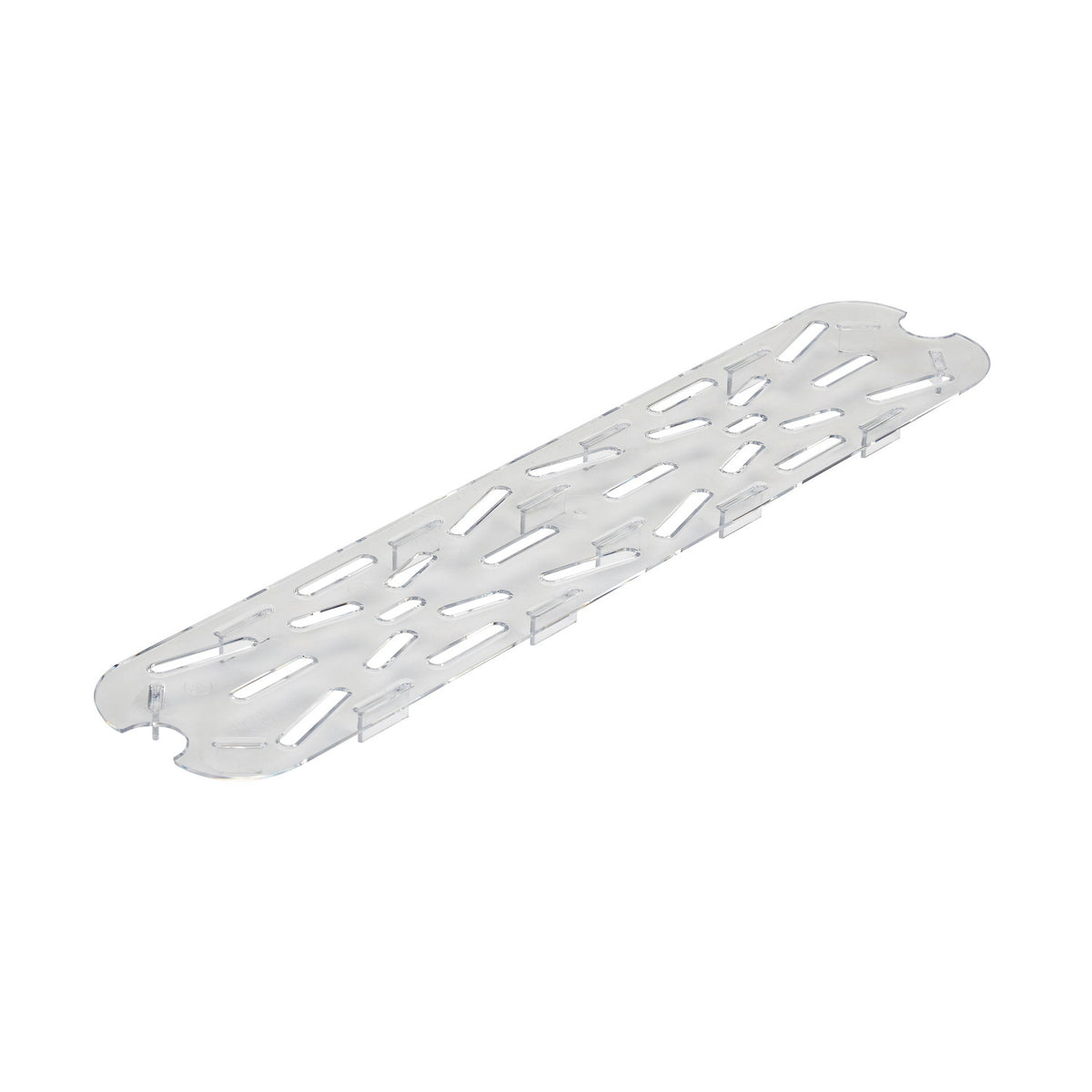 Cambro 20LPCWD135 Camwear Food Pan Drain Shelf, Half Size Long - GN 1/2 Long - Clear