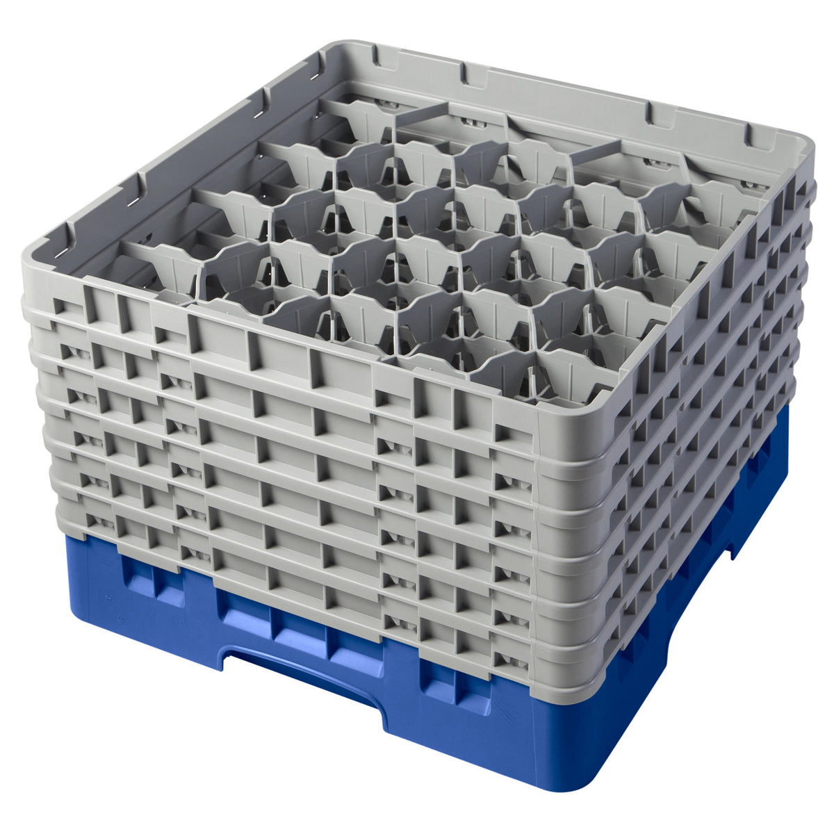 Cambro 20S1114168 Camrack Full Size Glass Rack, 11 3/4" Max Glass Height - Blue