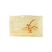 Thunder Group 2414, 13 1/2" X 9 1/8" WAVE RECTANGULAR PLATE, GOLD ORCHID, Melamine, NSF, Case Pack of 12