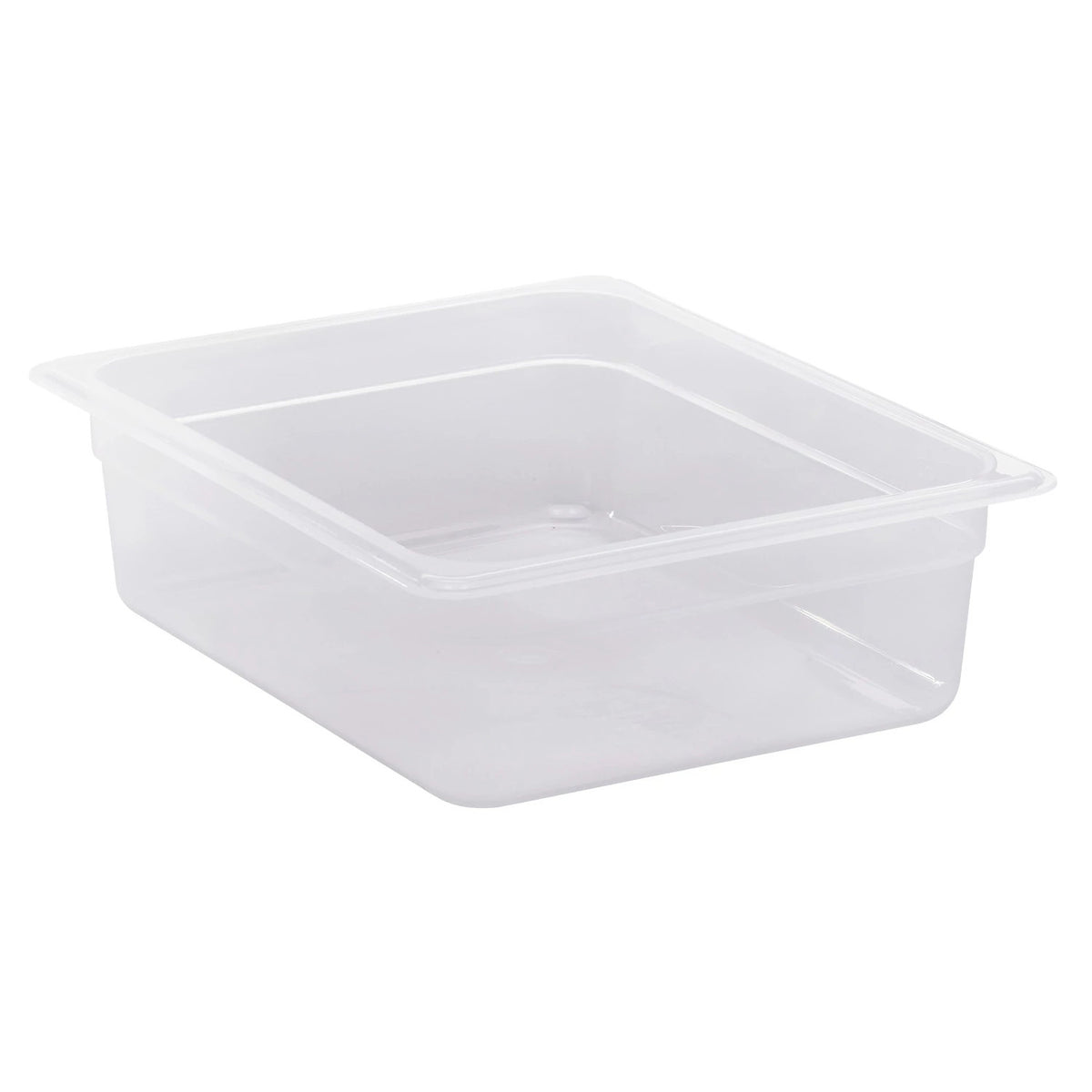Cambro 24PP190 Translucent Half Size Food Pan, 4" Deep, 6.3 qt. - Translucent