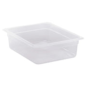 Cambro 24PP190 Translucent Half Size Food Pan, 4" Deep, 6.3 qt. - Translucent
