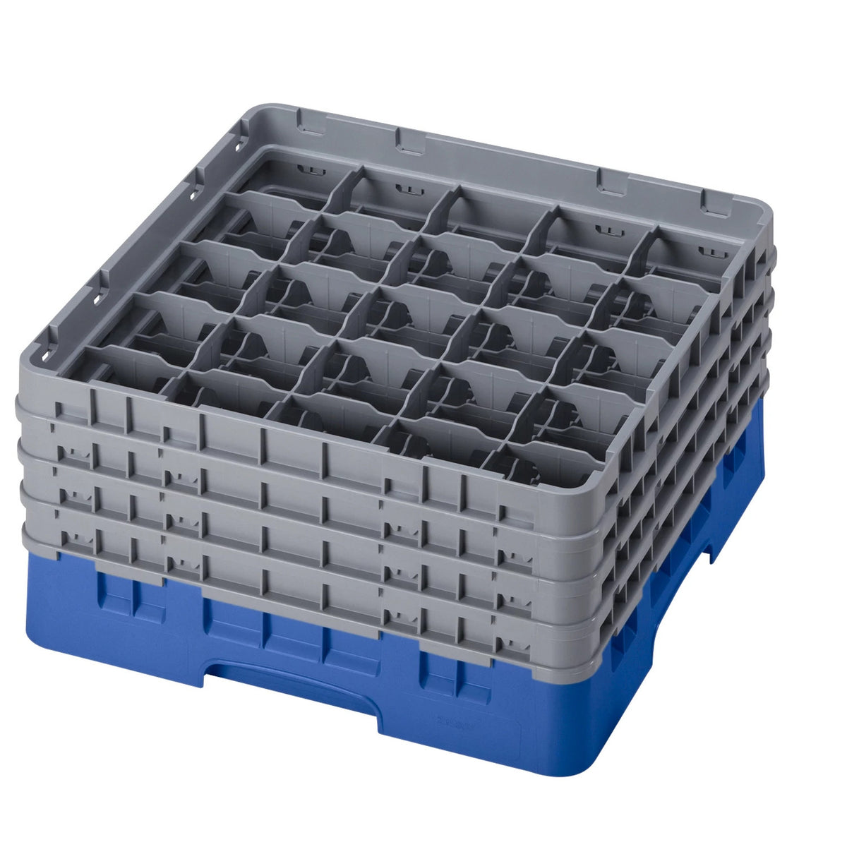 Cambro 25S800168 Camrack Full Size Glass Rack, 8 1/2" Max Glass Height - Blue