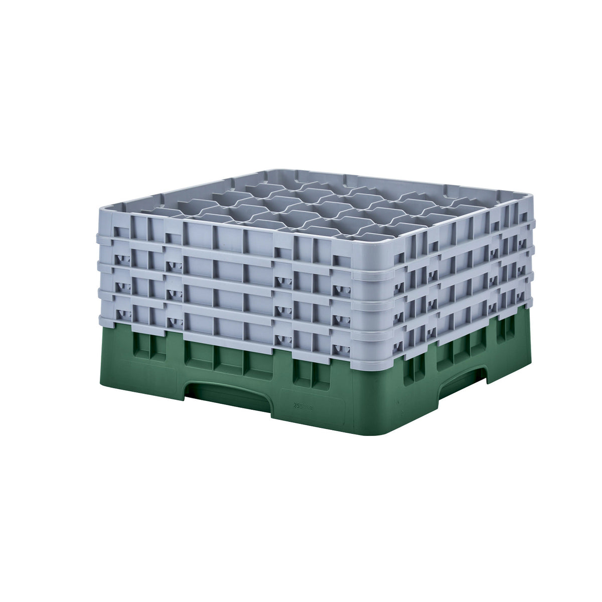 Cambro 25S900119 Camrack Full Size Glass Rack, 9 3/8" Max Glass Height - Sherwood Green