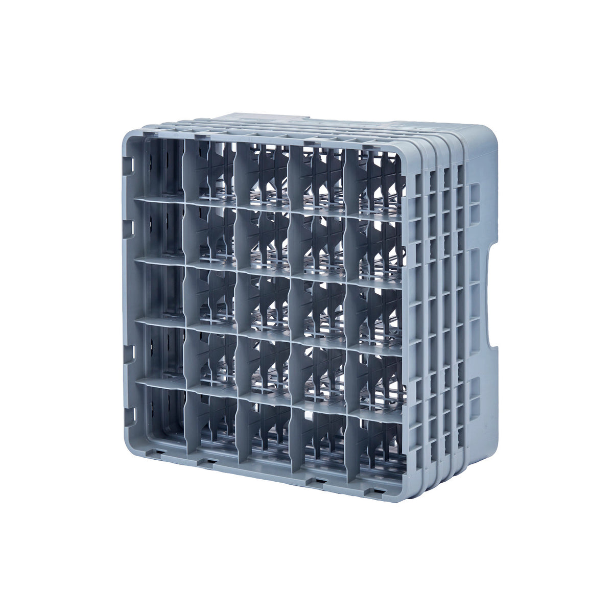 Cambro 25S900151 Camrack Full Size Glass Rack, 9 3/8" Max Glass Height - Soft Gray