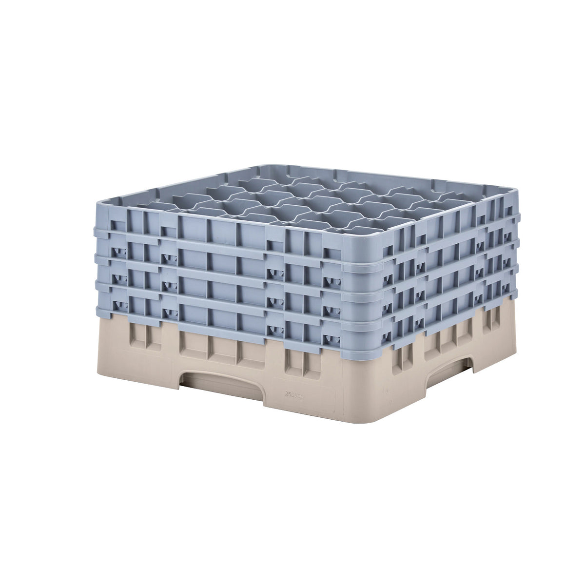 Cambro 25S900184 Camrack Full Size Glass Rack, 9 3/8" Max Glass Height - Beige