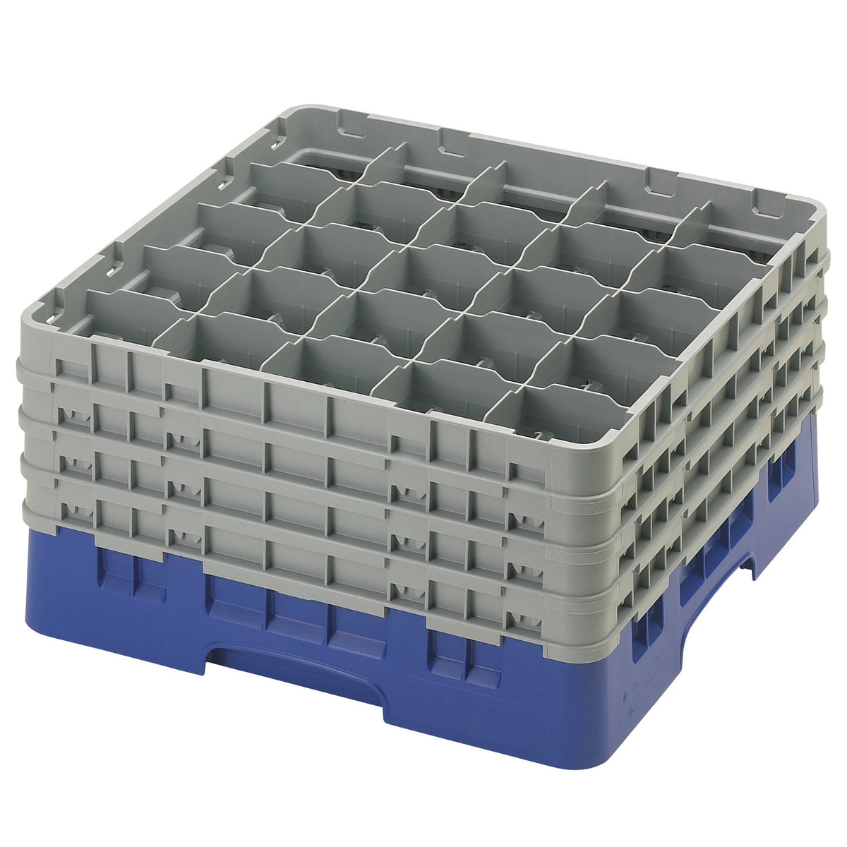 Cambro 25S900186 Camrack Full Size Glass Rack, 9 3/8" Max Glass Height - Navy Blue